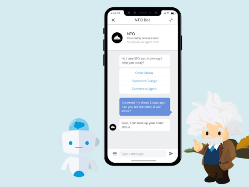 advancement of your business with Einstein BOT